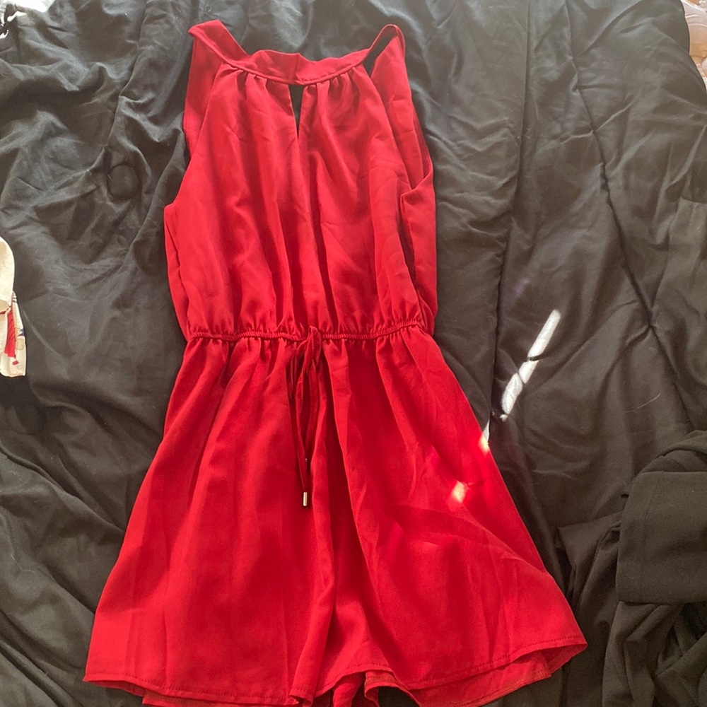 Red romper
